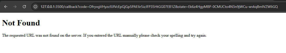 Redirect URI after user authorization